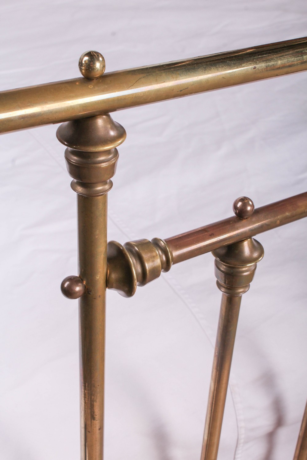 Impressive Victorian 6Ft Brass and Iron Classic Straight Rail Bed View III
