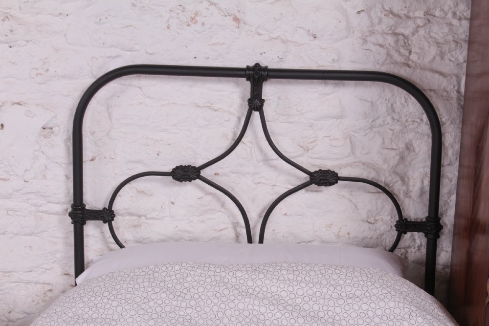 Lovely hand finished pair of iron single no end beds (can be joined) View II