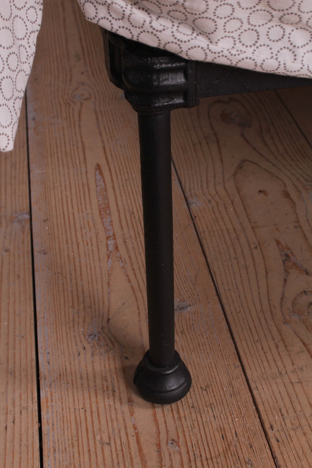 Lovely hand finished pair of iron single no end beds (can be joined) View VI