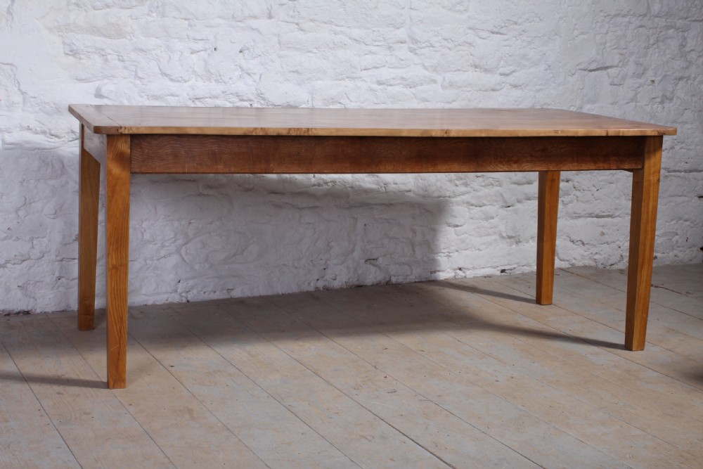 Lovely solid French Elm farmhouse table  View IV