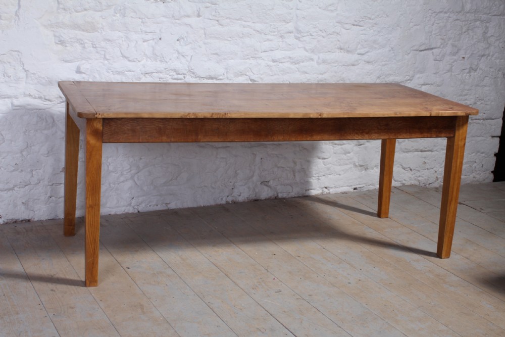 Lovely solid French Elm farmhouse table  View V
