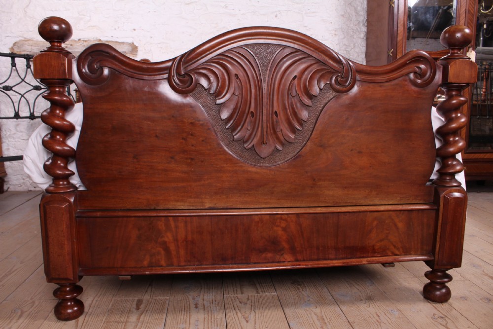Fabulous quality solid mahogany king size bed View IV
