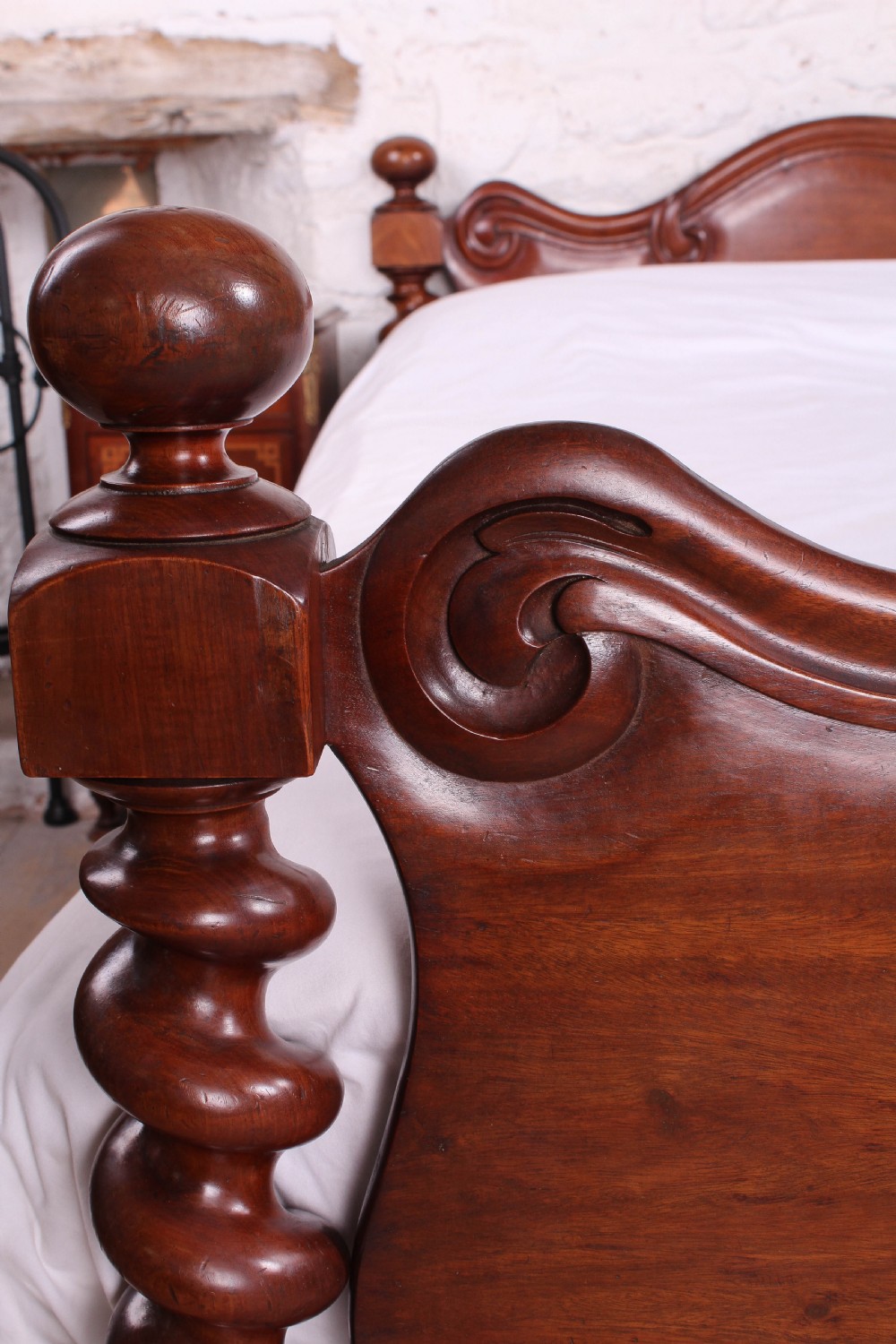 Fabulous quality solid mahogany king size bed View IX