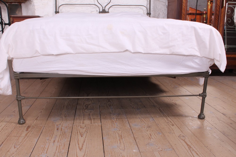 Attractive All Iron Irish Kingsize No End Bed.  View III