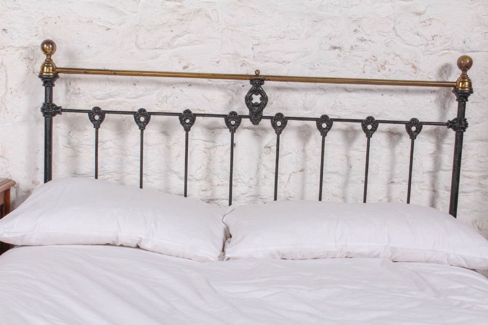 Lovely all original classic Victorian double bed View III