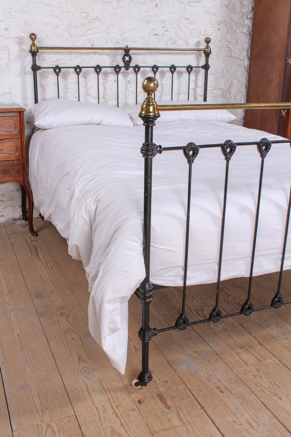 Lovely all original classic Victorian double bed View V