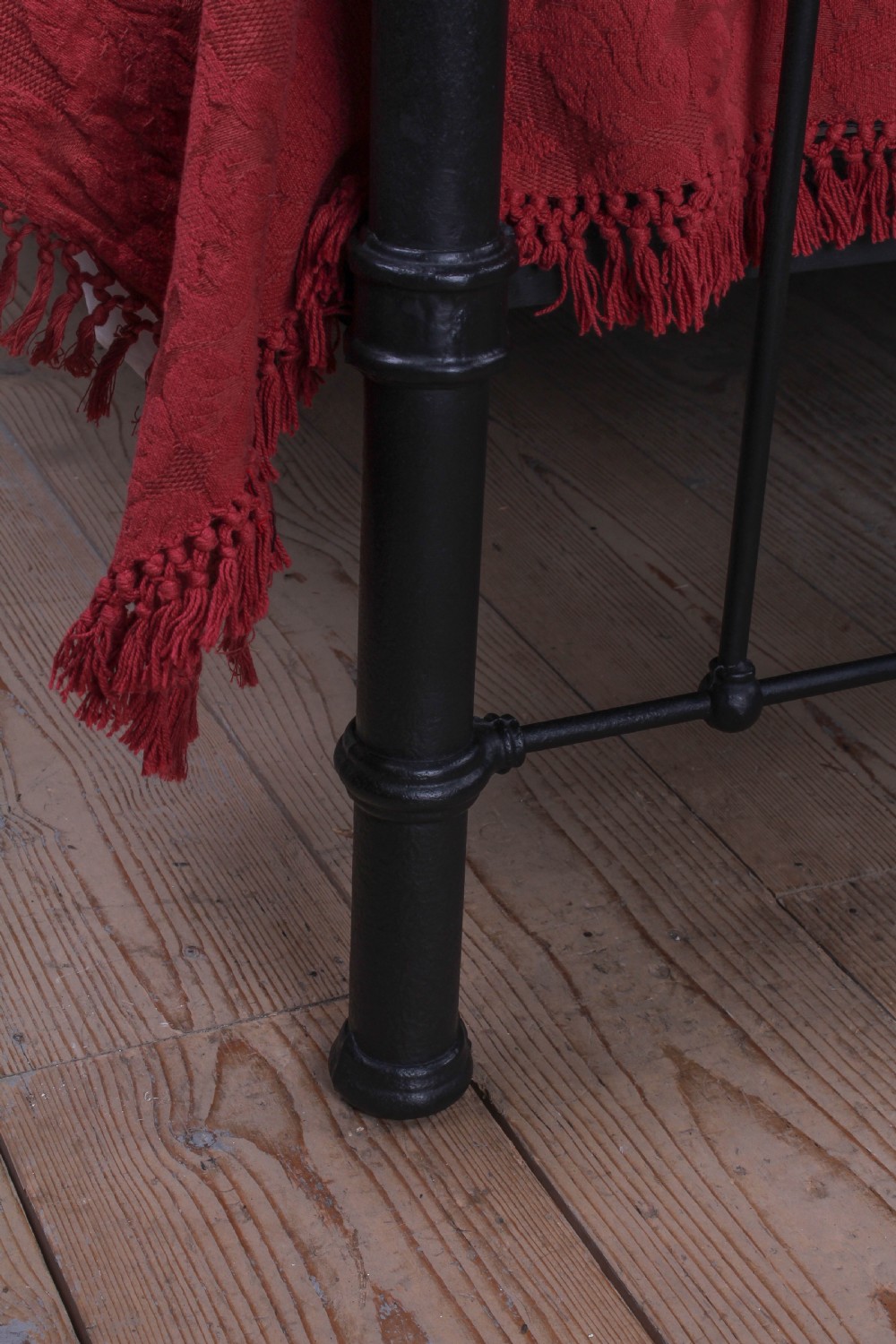 Classic brass and iron  Edwardian king size  bed View III