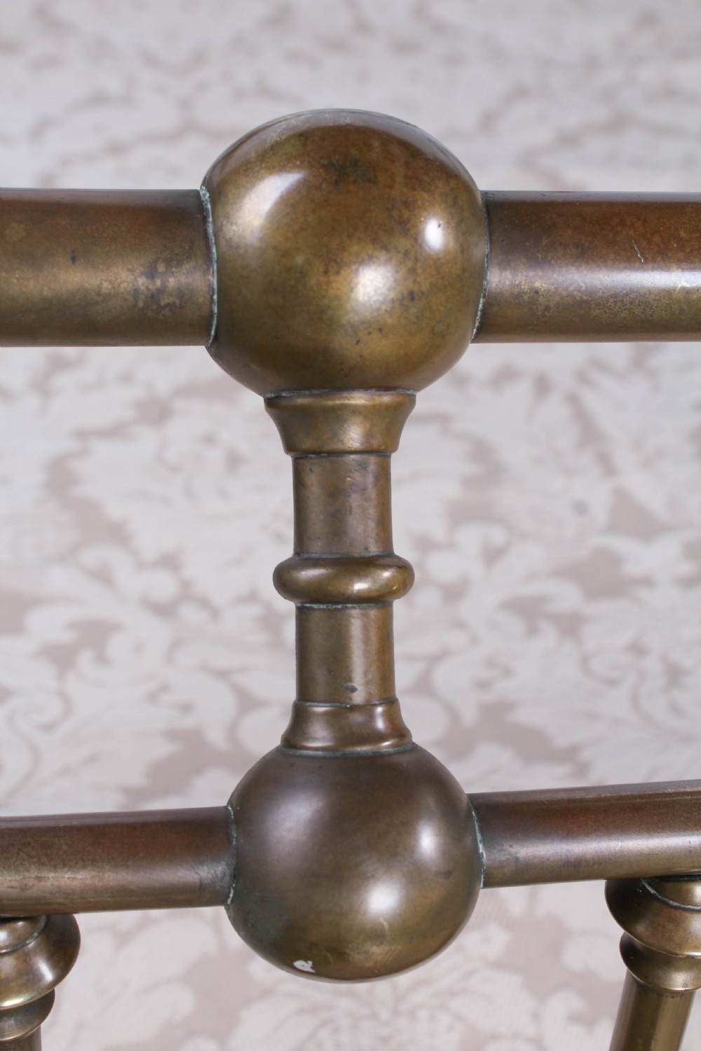Interesting pair of all brass single beds View VI
