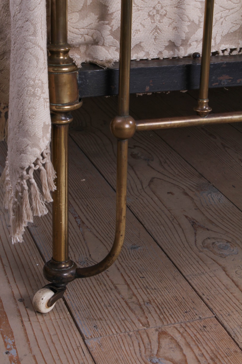 Interesting pair of all brass single beds View VII
