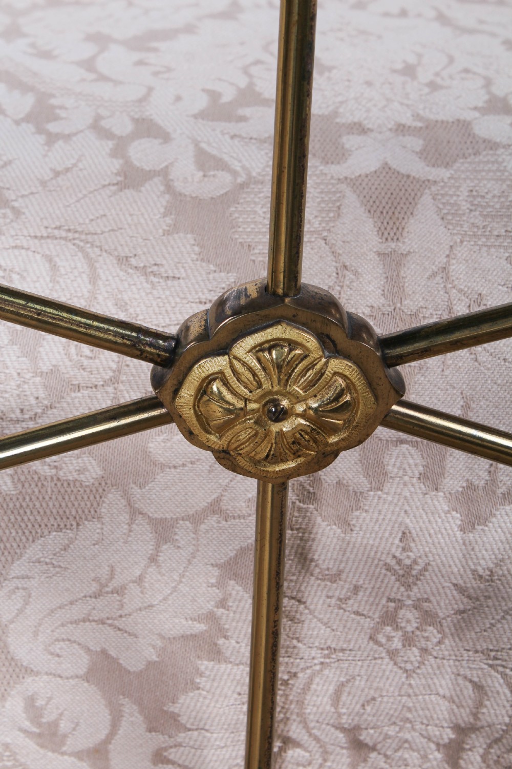 Coveted very rare Victorian all brass double bed  View III