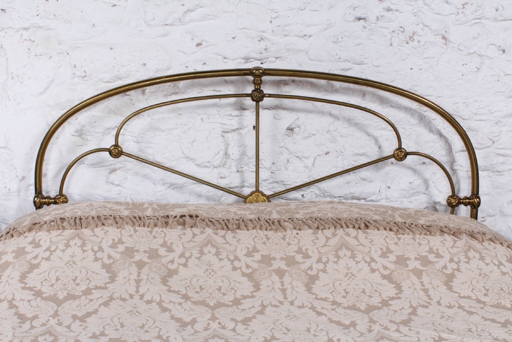 Coveted very rare Victorian all brass double bed  View VI