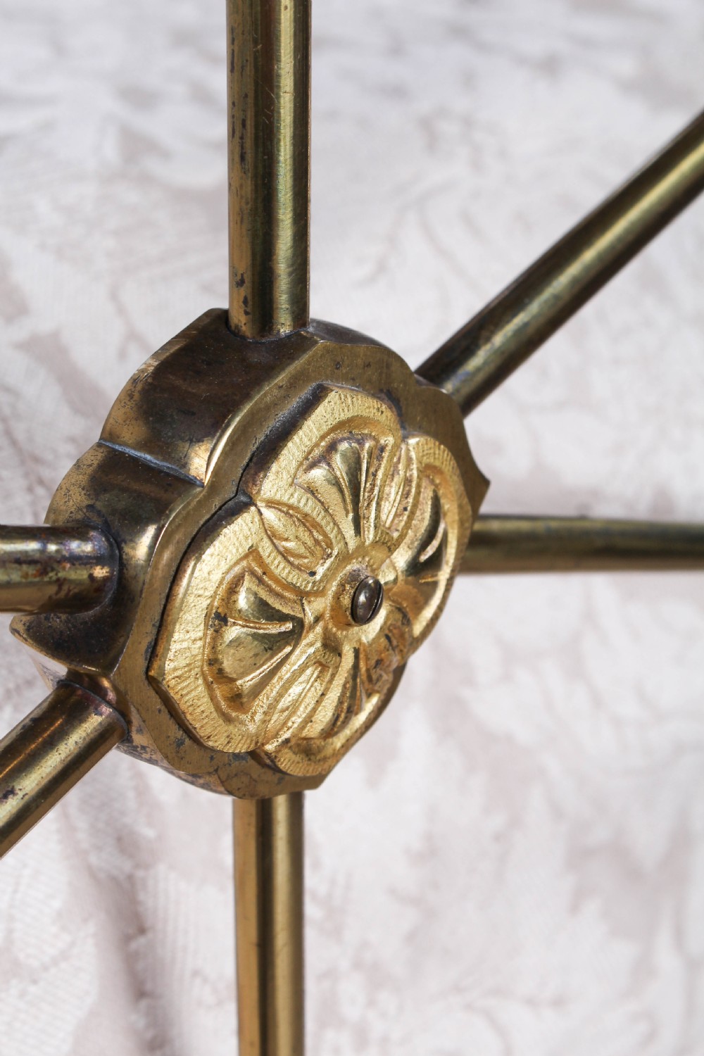 Coveted very rare Victorian all brass double bed  View VII