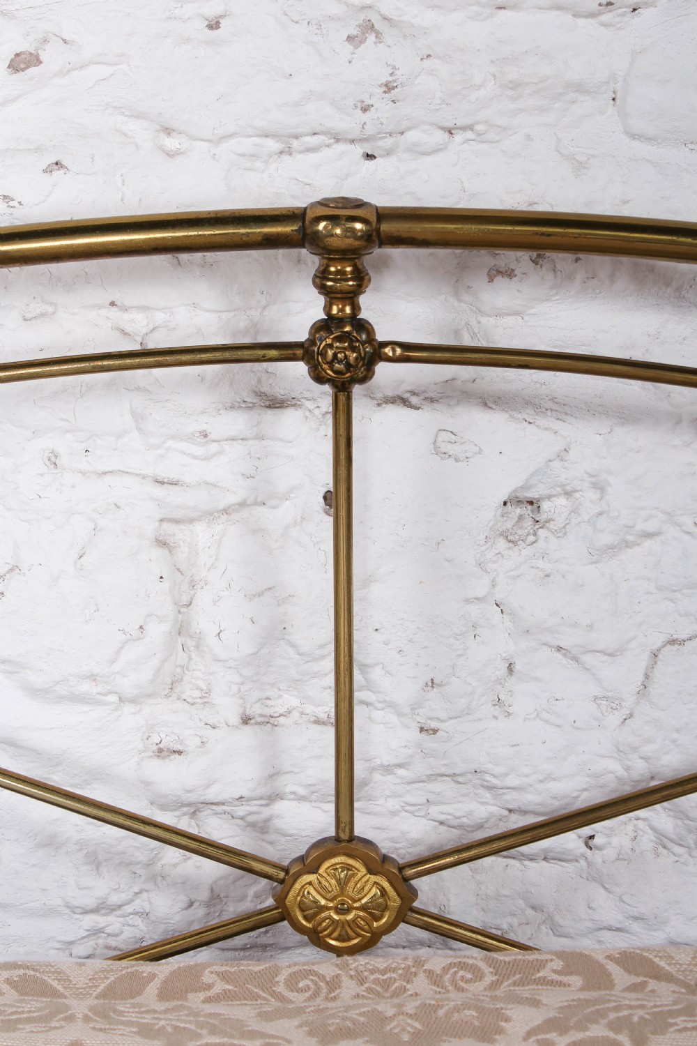 Coveted very rare Victorian all brass double bed  View VIII
