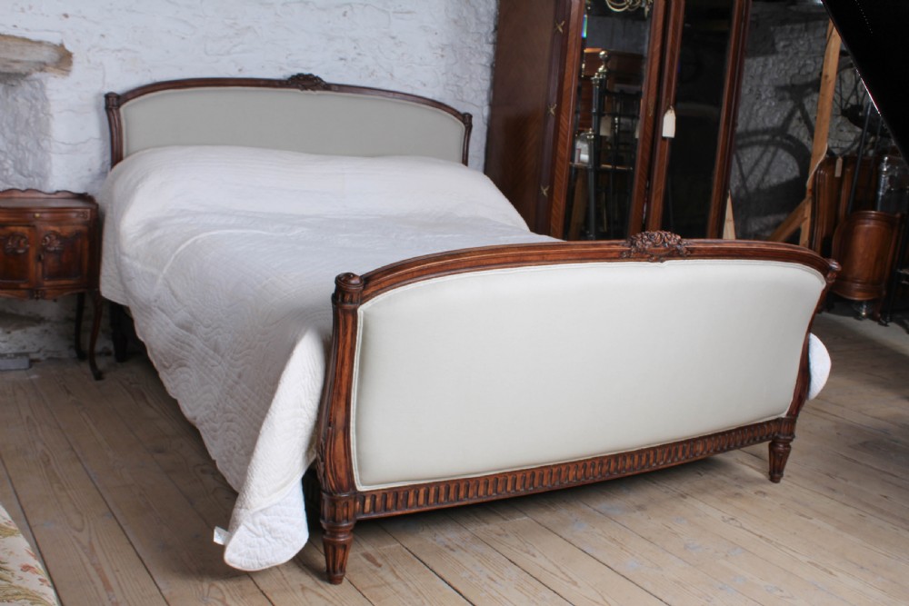 Beautifully shaped small super king size French with base 