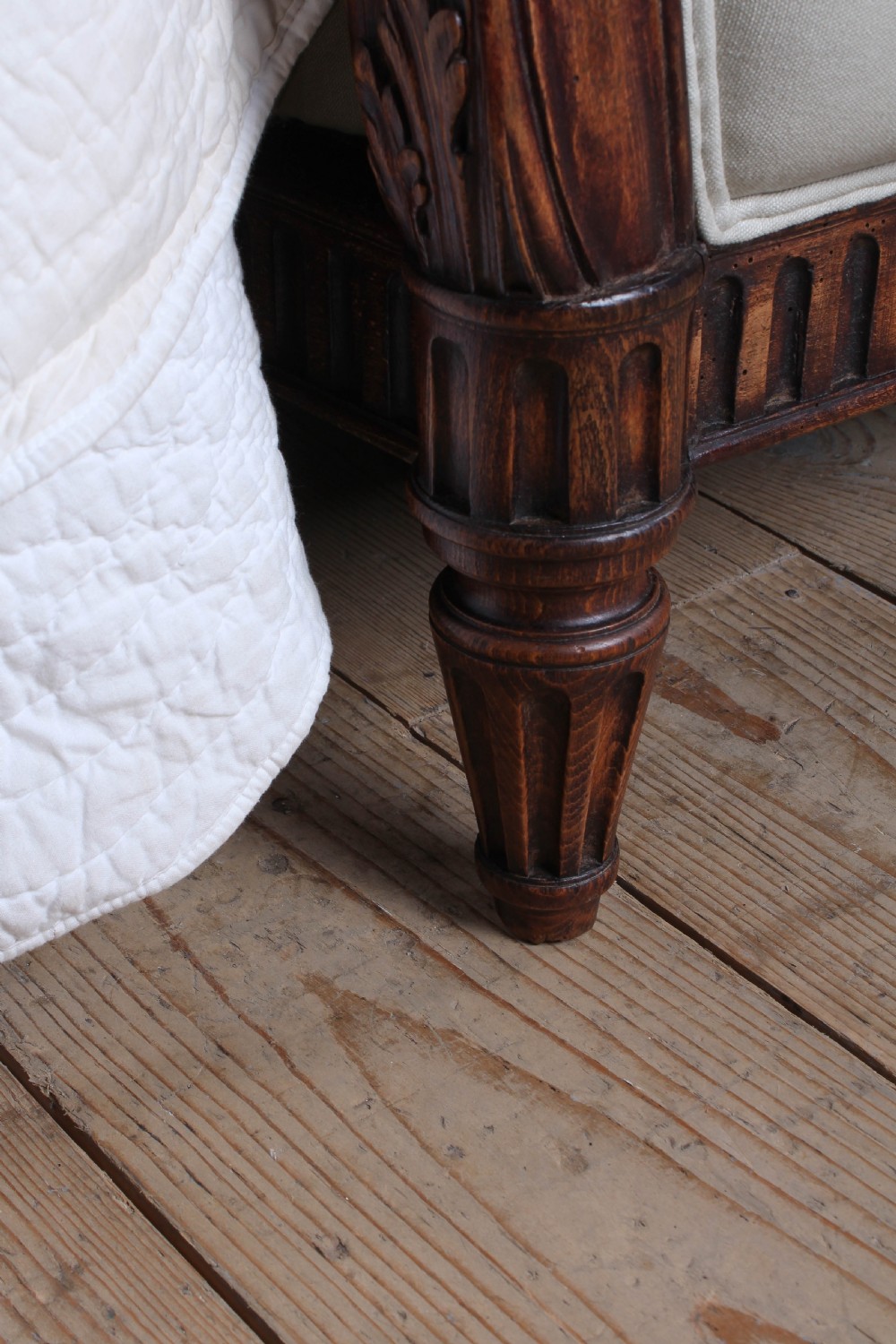 Beautifully shaped small super king size French with base  View IV