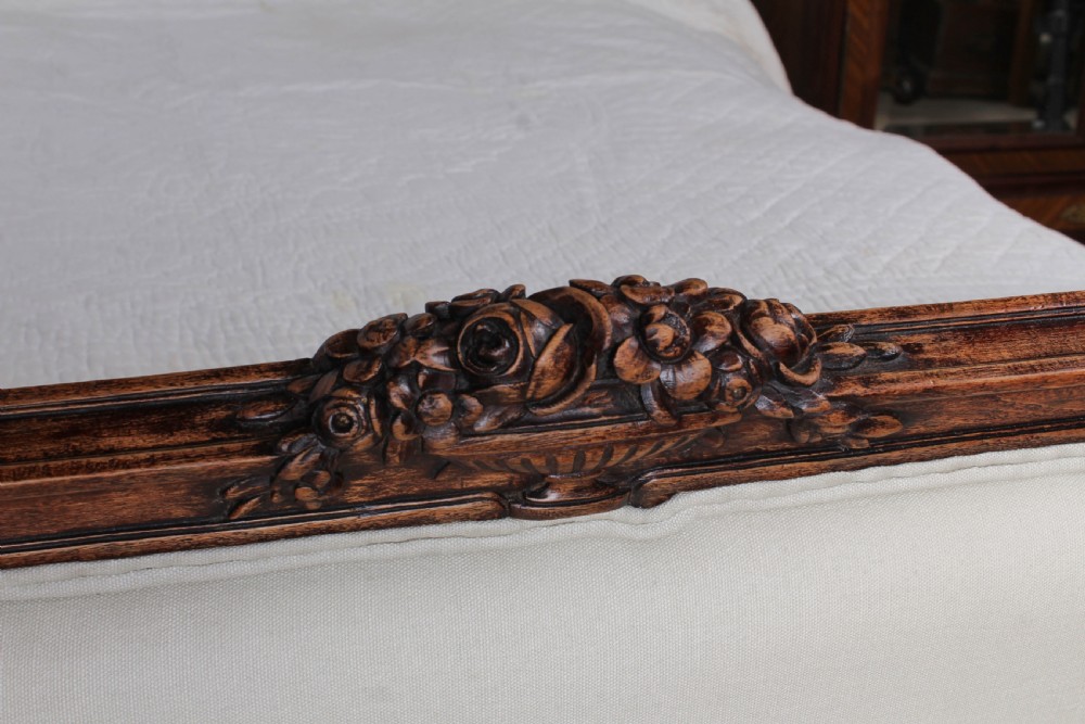 Beautifully shaped small super king size French with base  View VIII