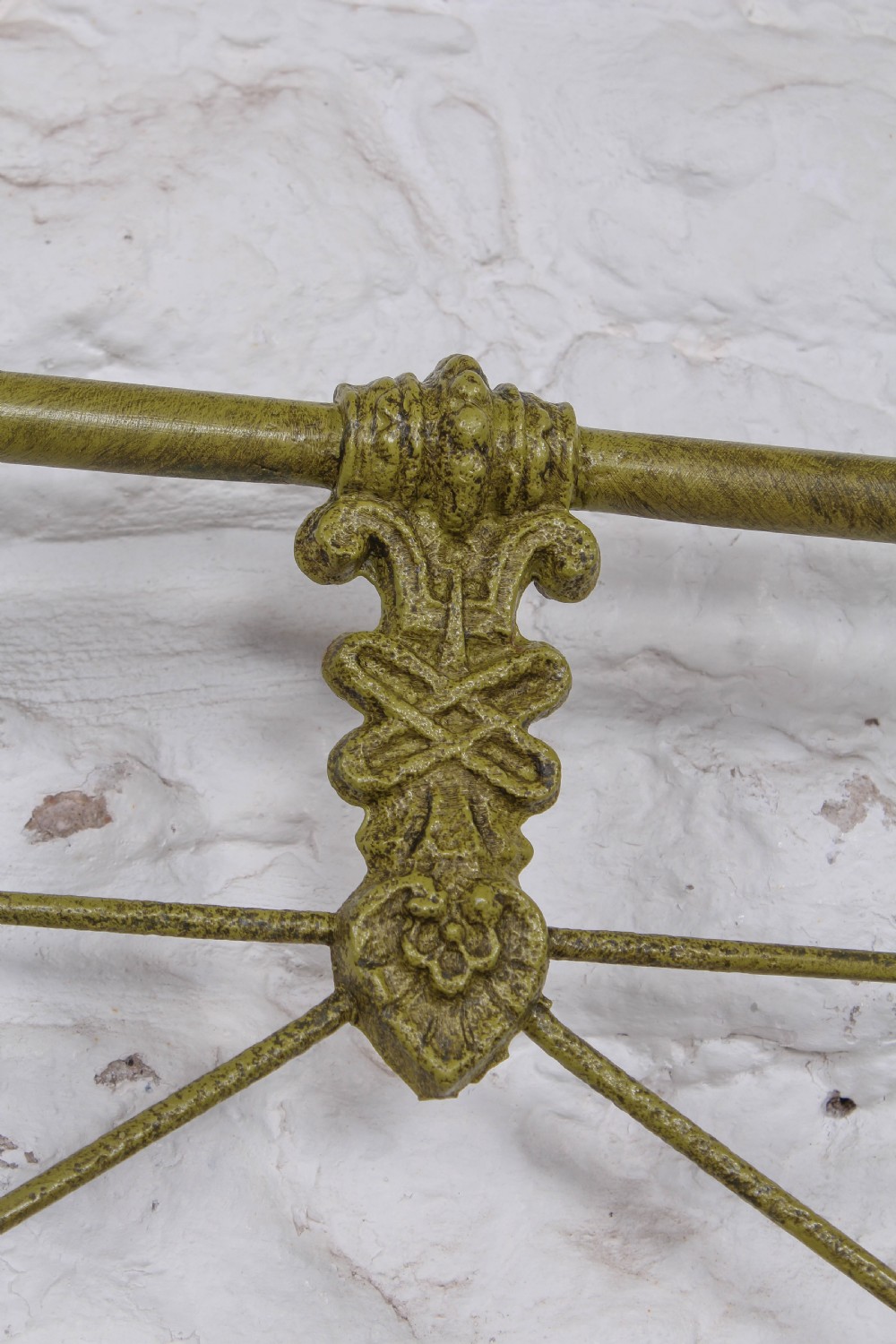Attractive all iron Spanish no end king size bed View IV