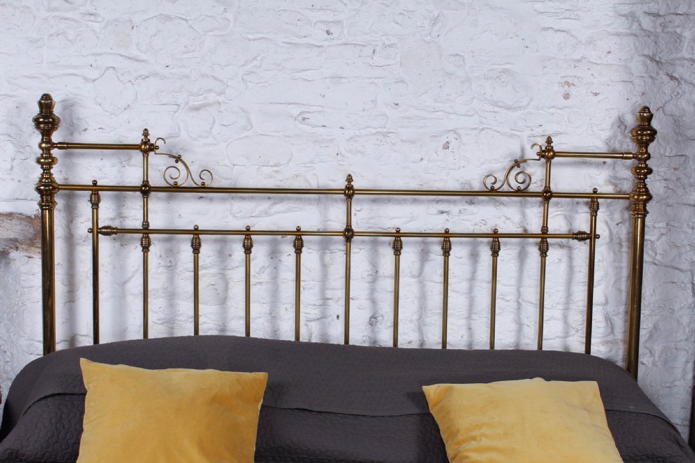 Handsome super king size all brass bed View III