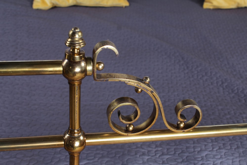 Handsome super king size all brass bed View V