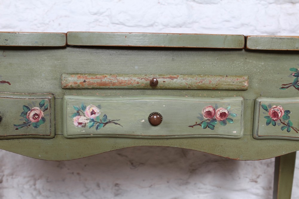 Beautiful hand painted folding dressing table View IV