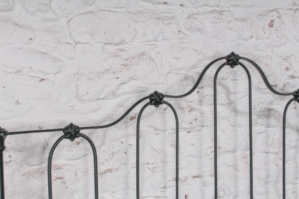 Lovely early iron no end double bed View VI