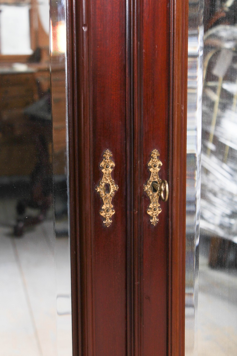 Exceptional quality French mahogany two door wardrobe View IV