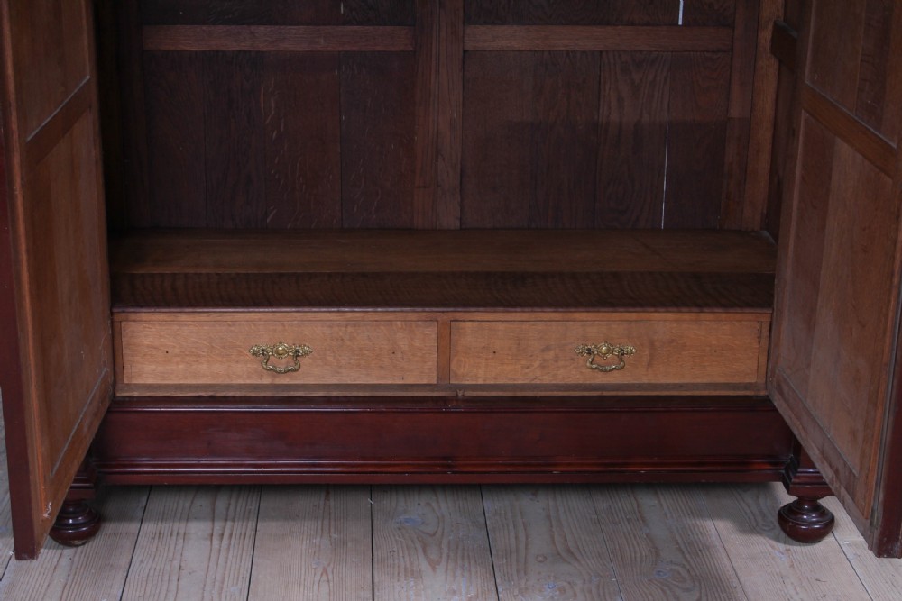 Exceptional quality French mahogany two door wardrobe View VII