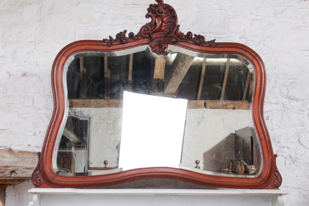 Louis XV style 5 Drawer Chest of Drawers with mirror and marble top. View III