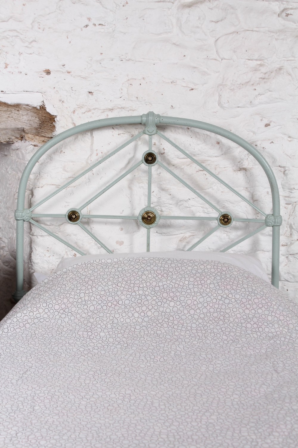 Attractive pair of early Victorian single no end beds (can be joined) View IV