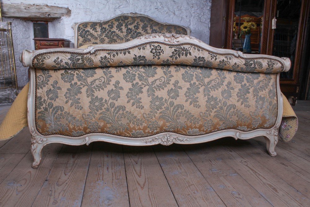 Fabulous early upholstered French king size bed View IV