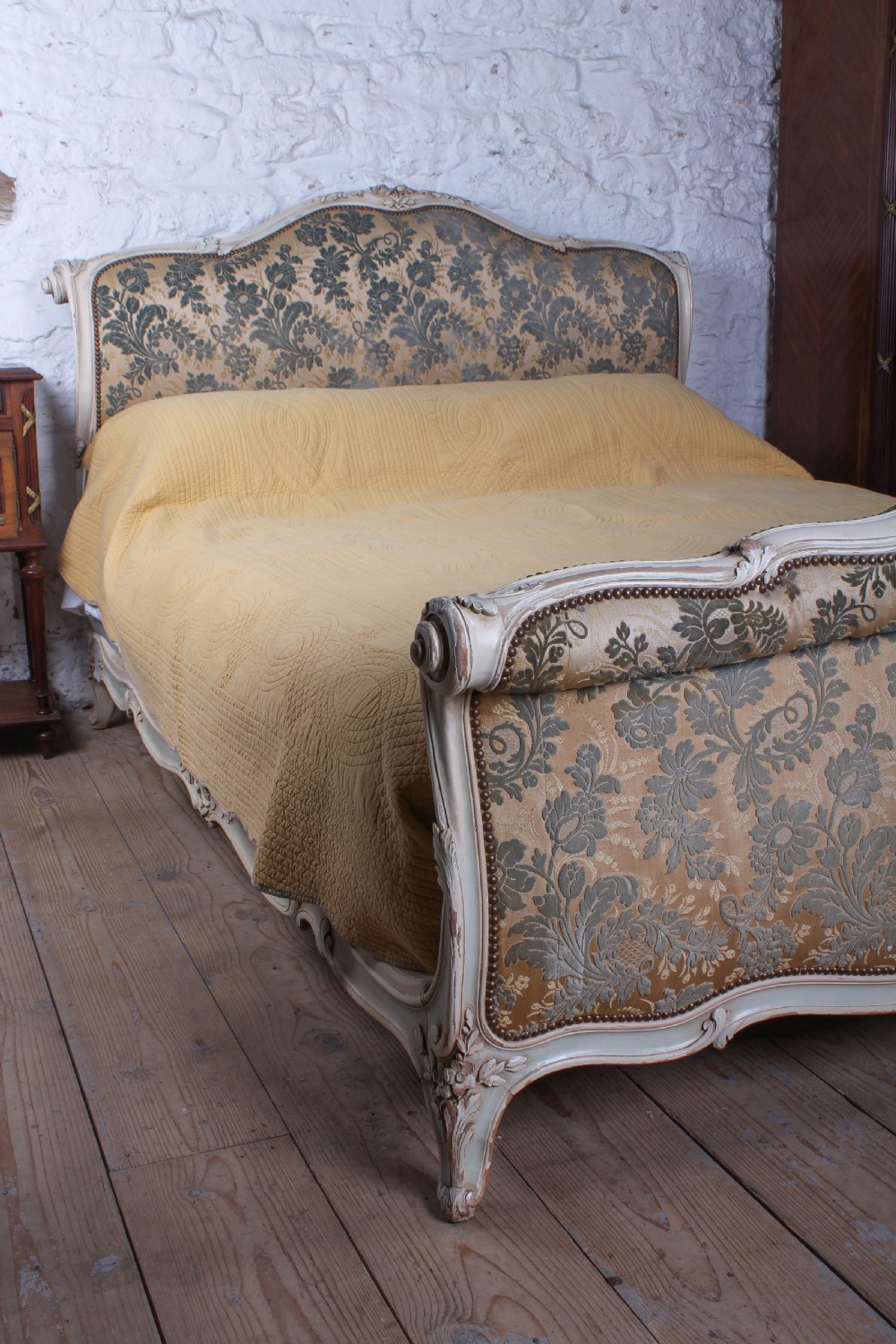 Fabulous early upholstered French king size bed View VIII