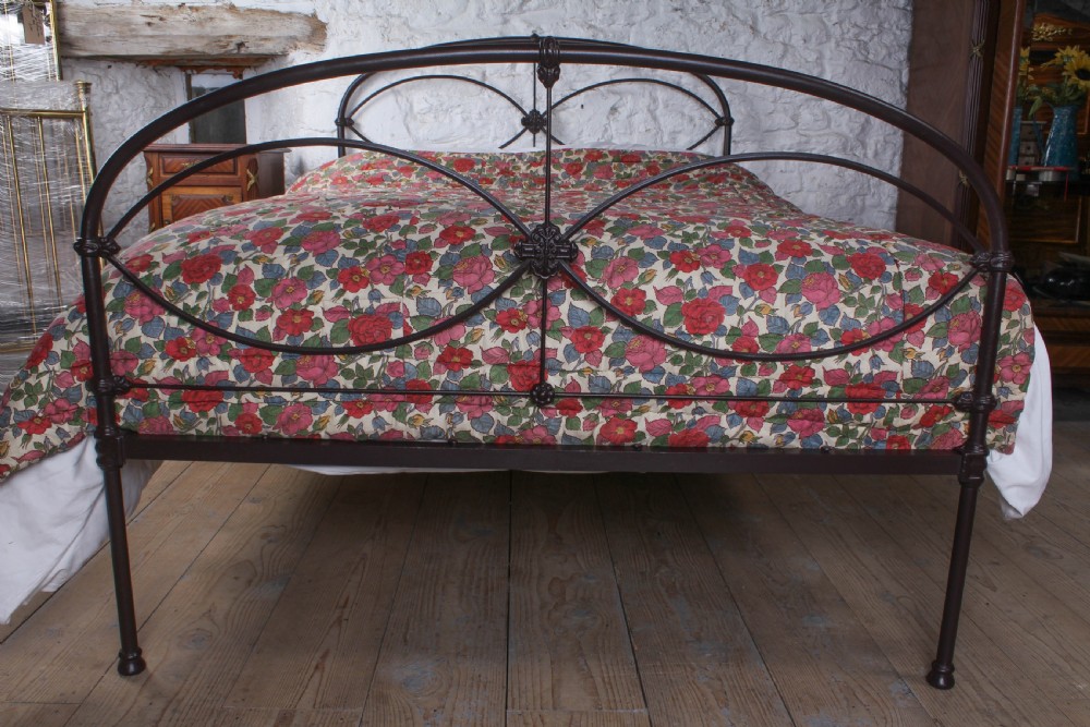 Attractive all iron Irish double bed View IV