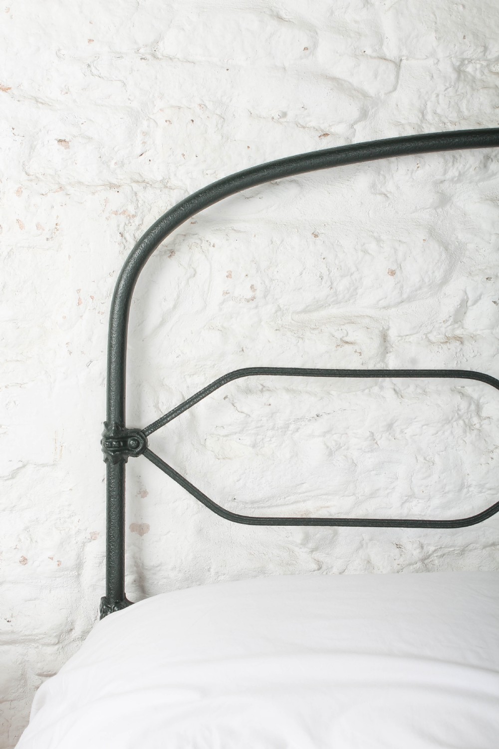 Pleasingly simple Irish all iron no end double bed View VI