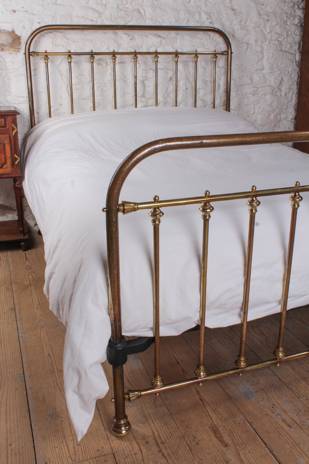 Attractive French all brass European double bed  View IV