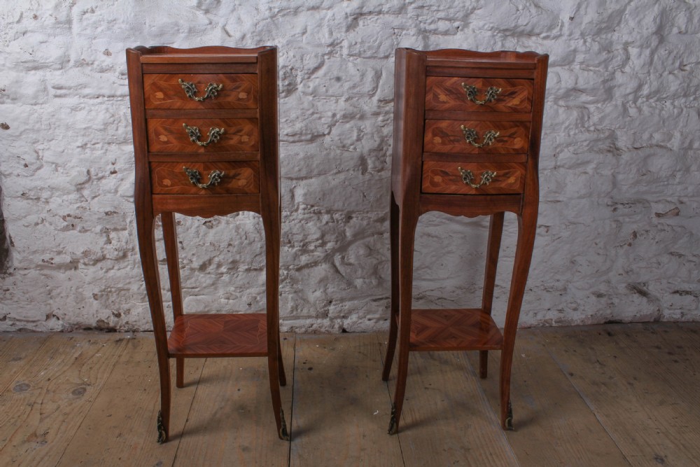 Very pretty pair of small French bedsides View IV