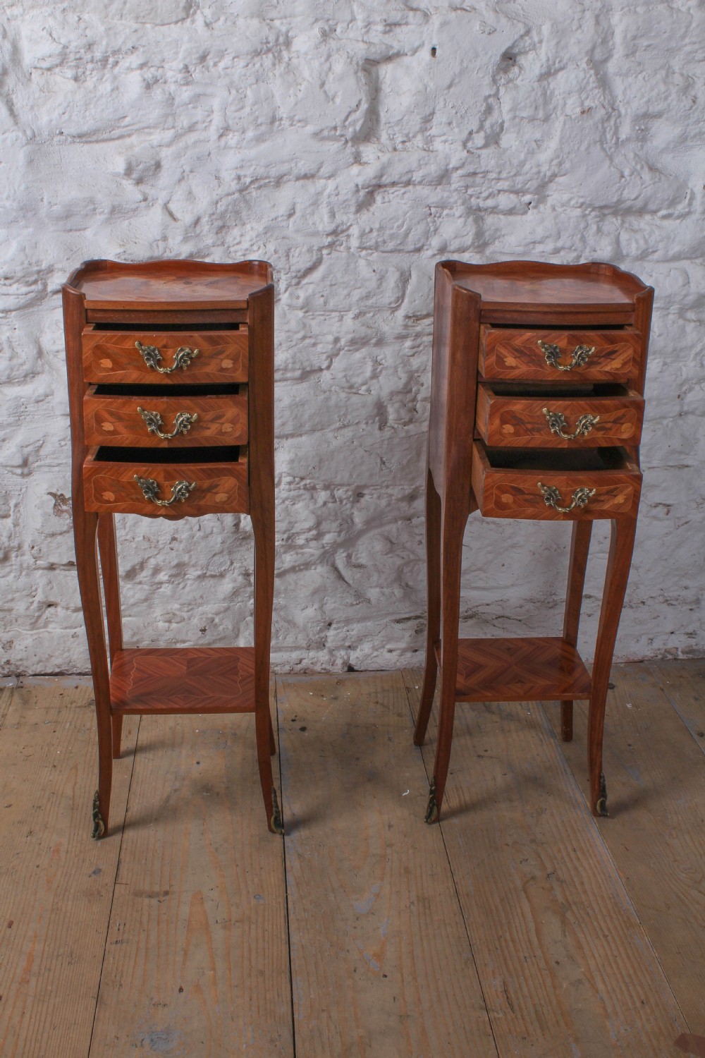 Very pretty pair of small French bedsides View VI