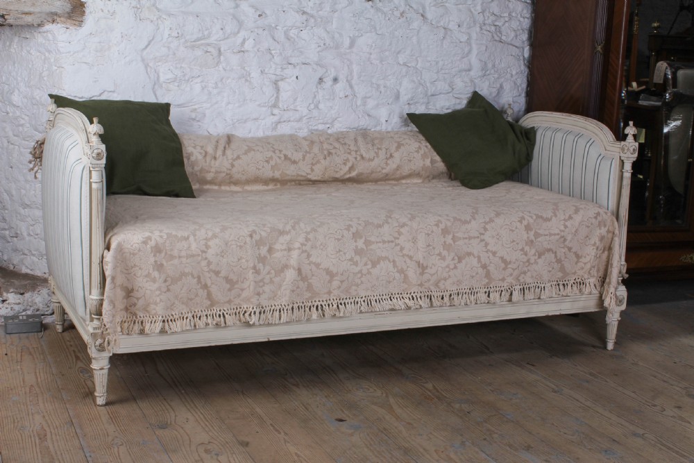 Lovely newly upholstered French day bed