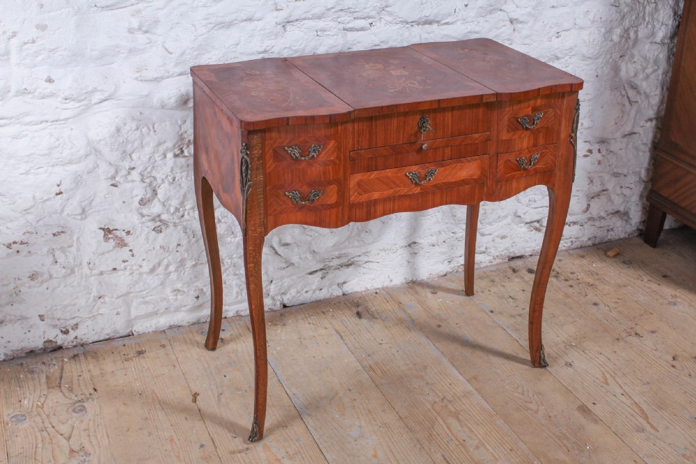 Pretty French fold out dressing table