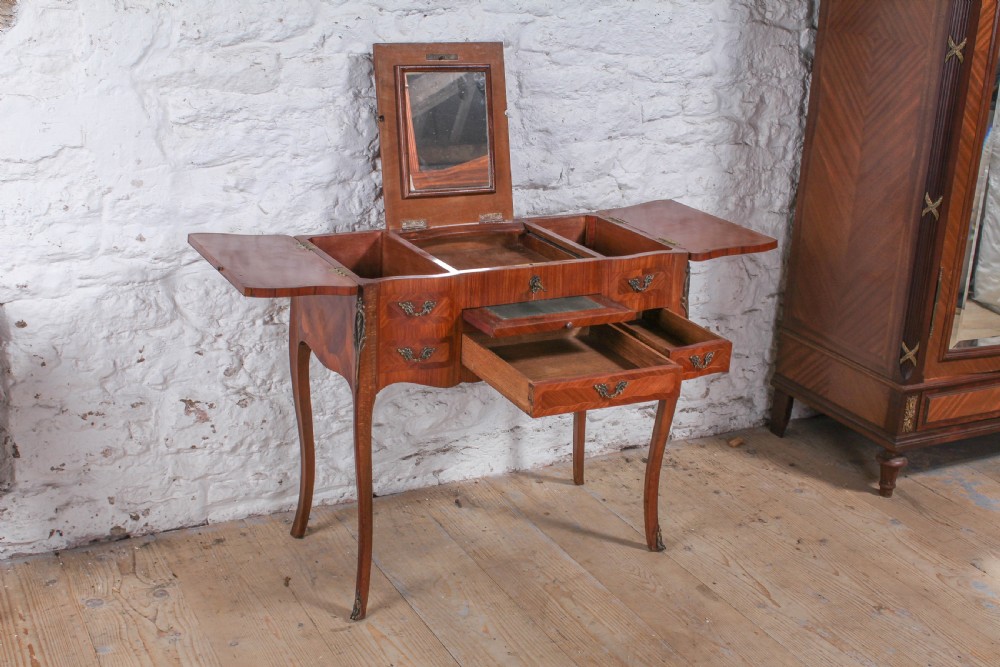 Pretty French fold out dressing table View II