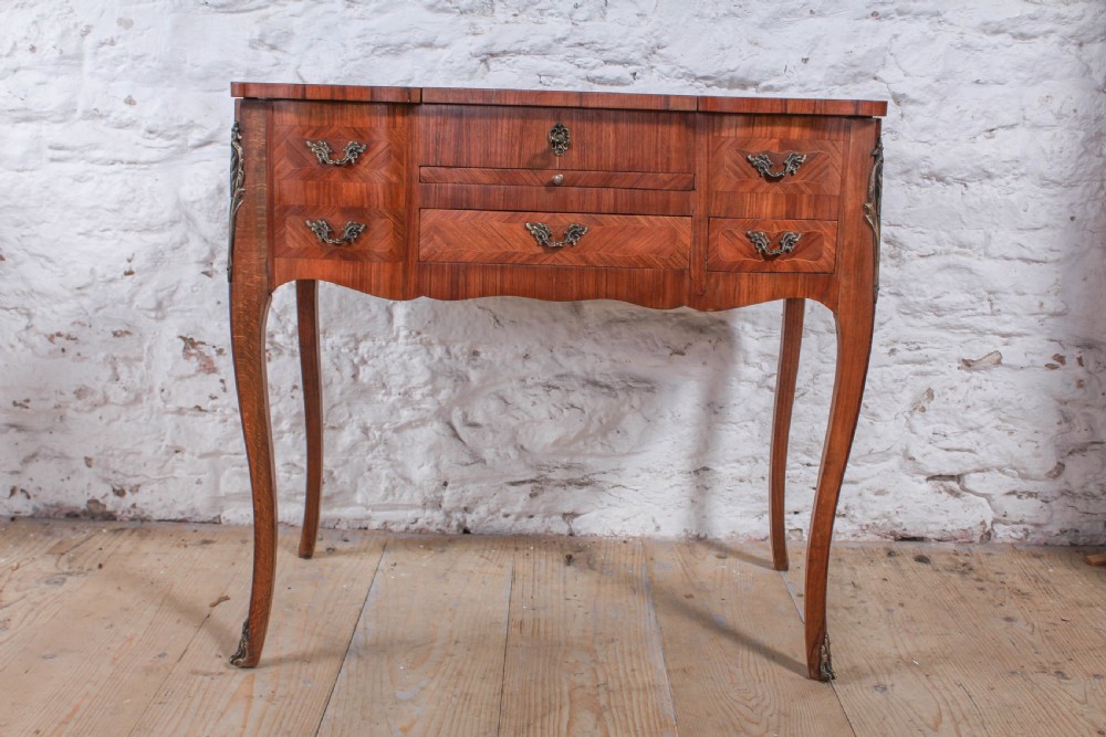Pretty French fold out dressing table View IV
