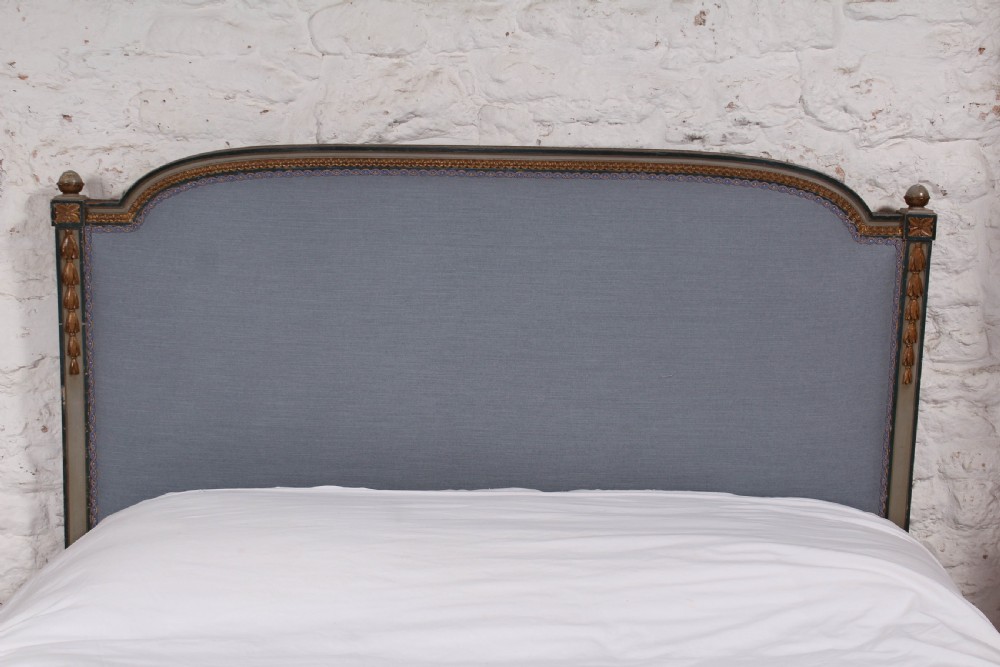 Gorgeous newly upholstered Empire styling size bed View II