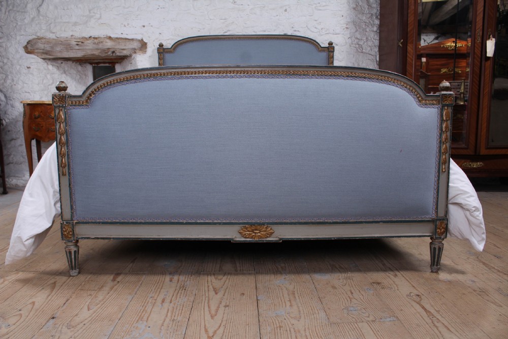 Gorgeous newly upholstered Empire styling size bed View V