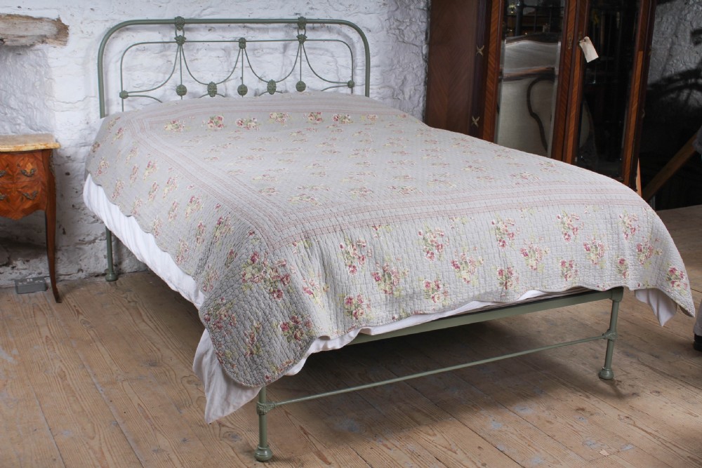 Very attractive all iron king size bed