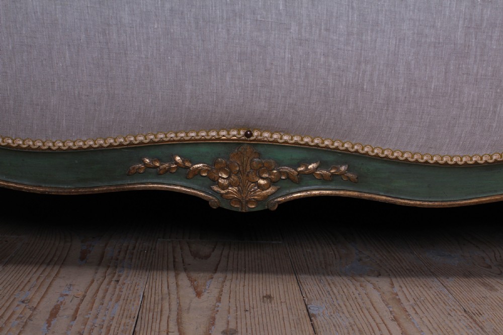 Newly upholstered French Lit Bateau  View III