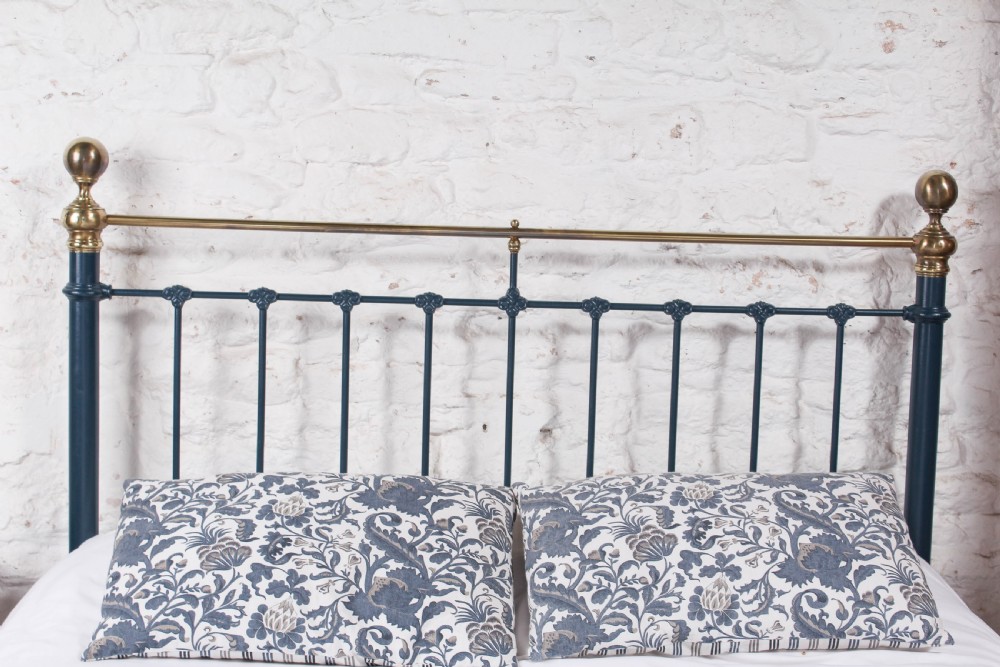 Unique classic Victorian king size brass and iron bed View VI