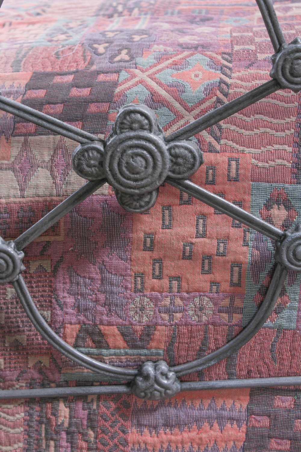 Pleasing all iron Irish king size bed View IV