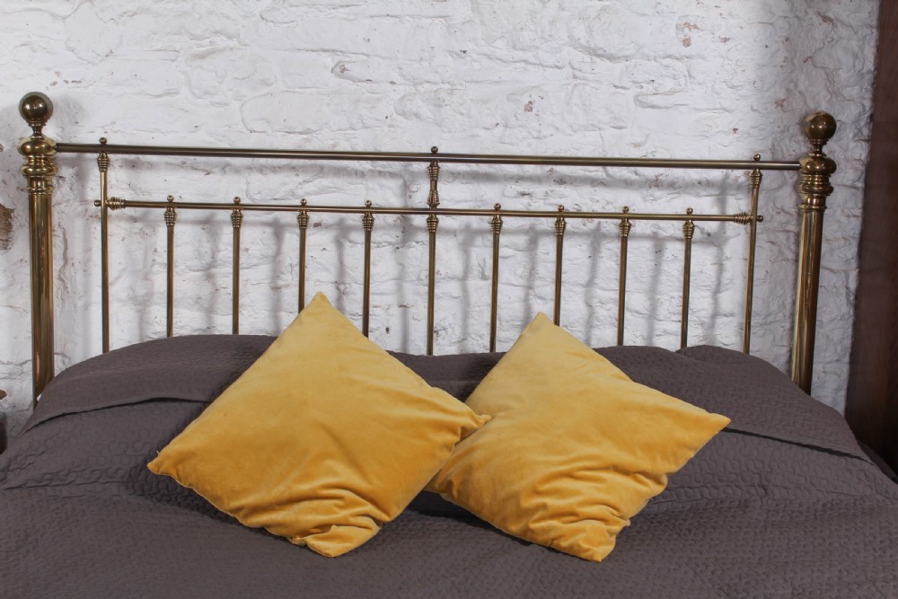 Exquisite All Brass Super king Bed With Interesting Ring Detail.  View VIII