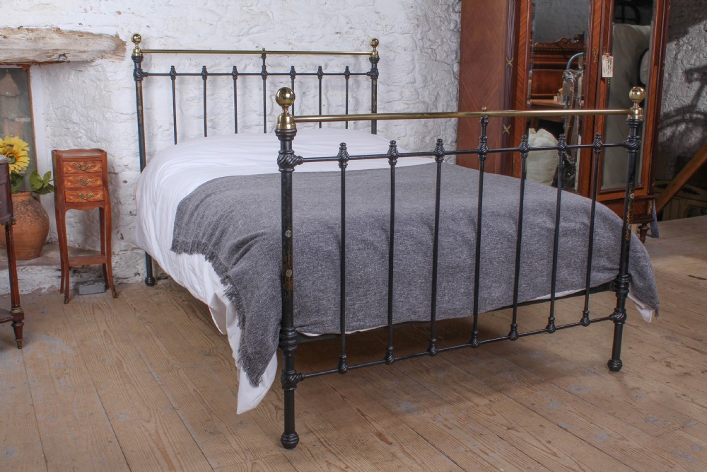 All original classic Victorian double bed with transfers 