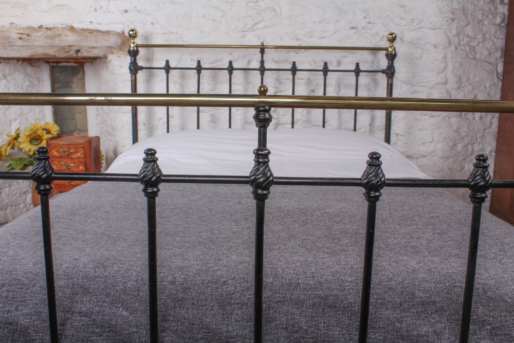 All original classic Victorian double bed with transfers  View V