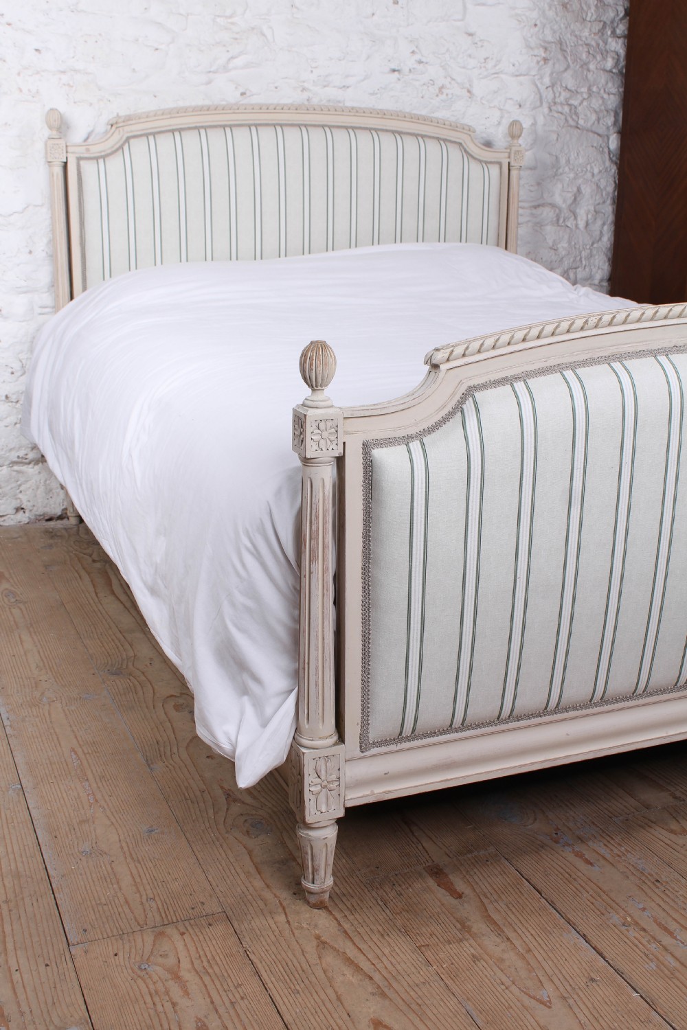 King size Empire Style newly upholstered bed View VII